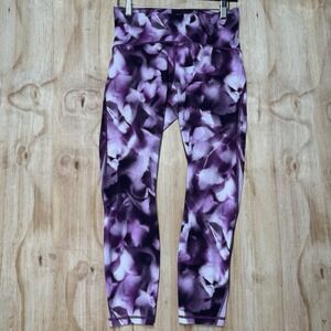 lululemon Wunder Under Crop *Hi-Rise Size 8 in Beautiful Floral‎ Workout Casual